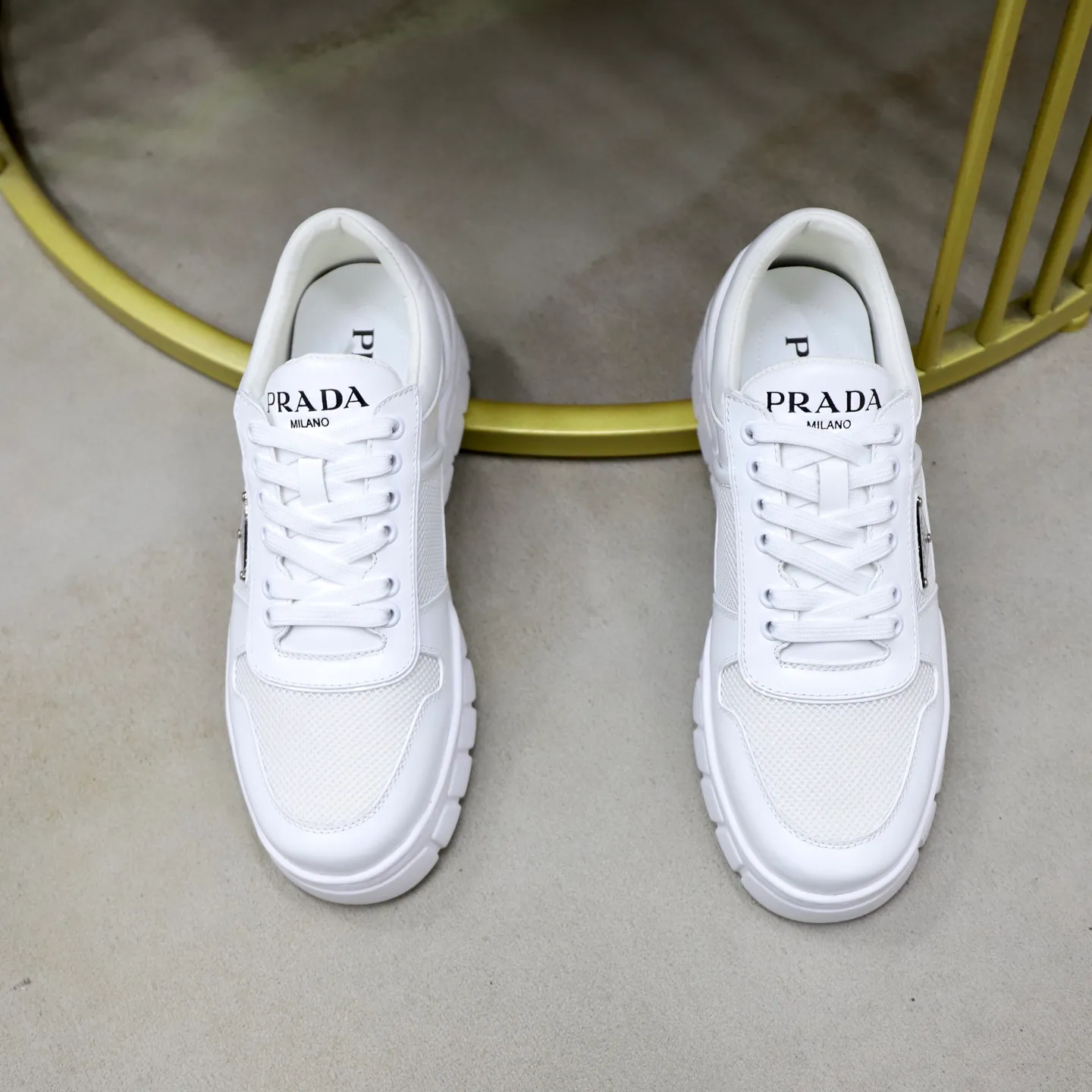 Ex-factory price 560💰[PRADA] Men's shoes are popular in the counter, official website synchronization, 1 high-quality shipment ✔️Original cowhide + cowhide lining, 1🆚1 replica, original sole, 38-45 (45 customized, non-refundable)